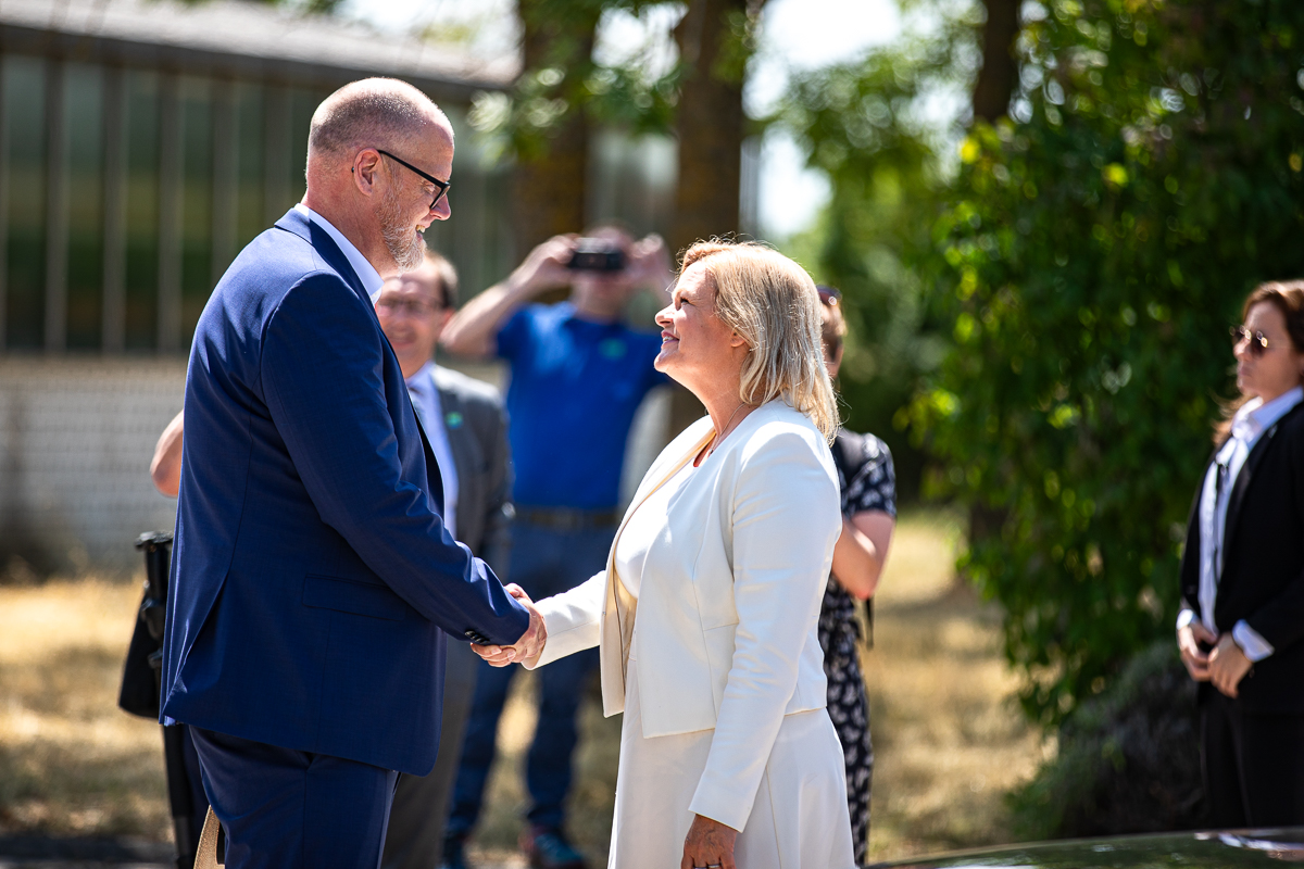 Besuch der Bundesinnenministerin Nancy Faeser