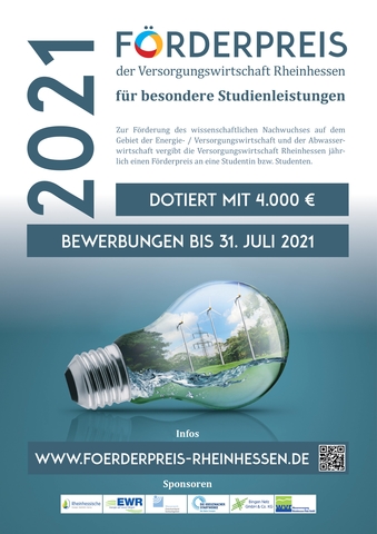 Versorgungswirtschaft Rheinhessen vergibt 4.000 Euro Preisgeld 