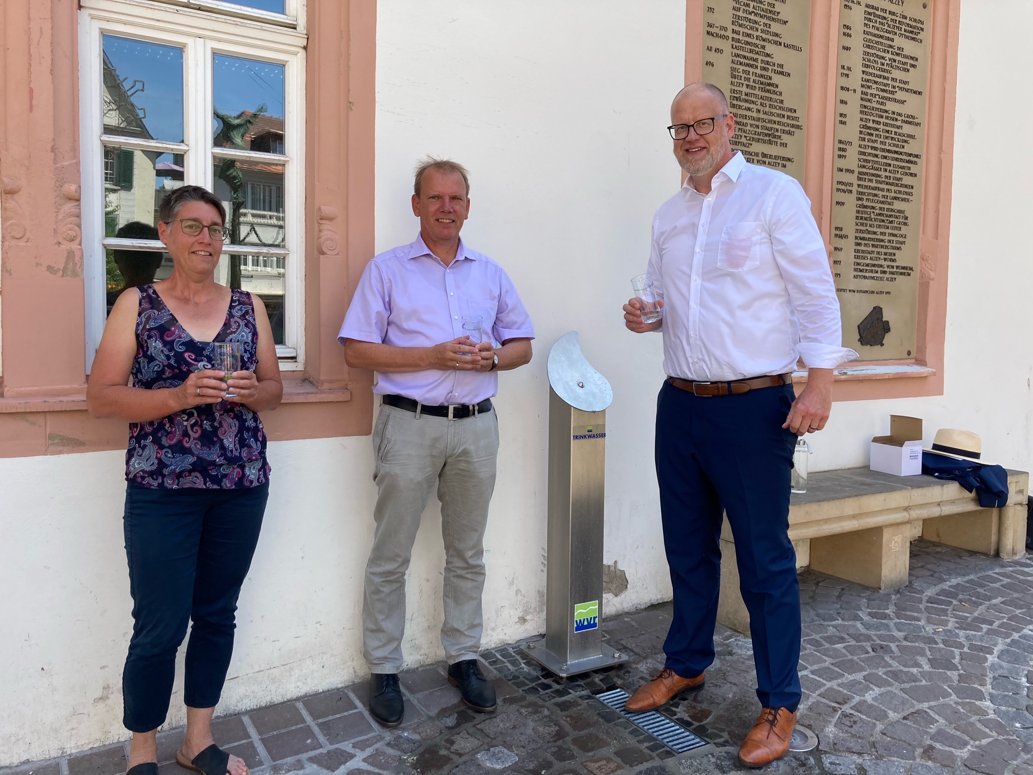 Neuer Trinkwasserbrunnen in Alzey